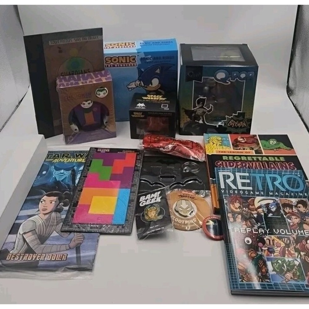 Loot Crate And More Bundle Lot of Misc Collectables Batman Joker‎ and Much More